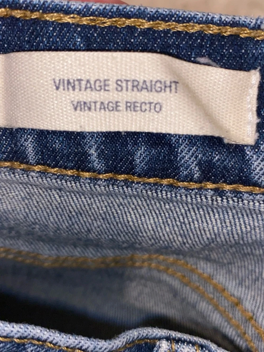 Universal Thread Vintage Straight Women’s Denim Jeans - Dark Blue Wash